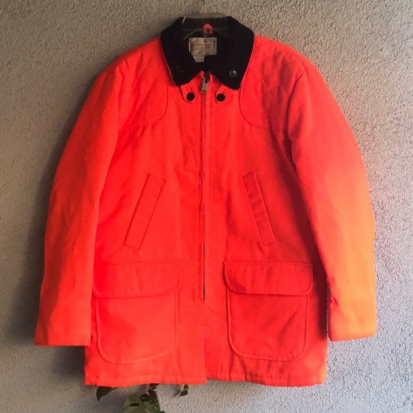 TED WILLIAMSVintage Orange Insulated Hunting Jacket